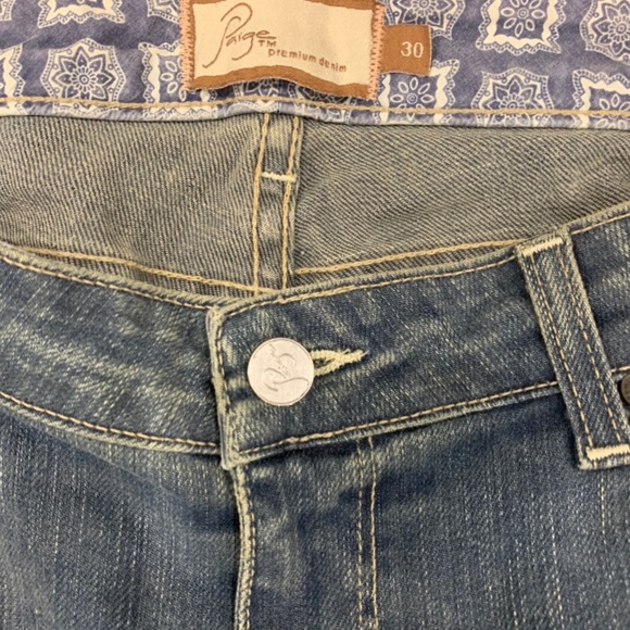 Paige ‘Robertson’ Wide Leg Stretch Jeans - Picture 7 of 9